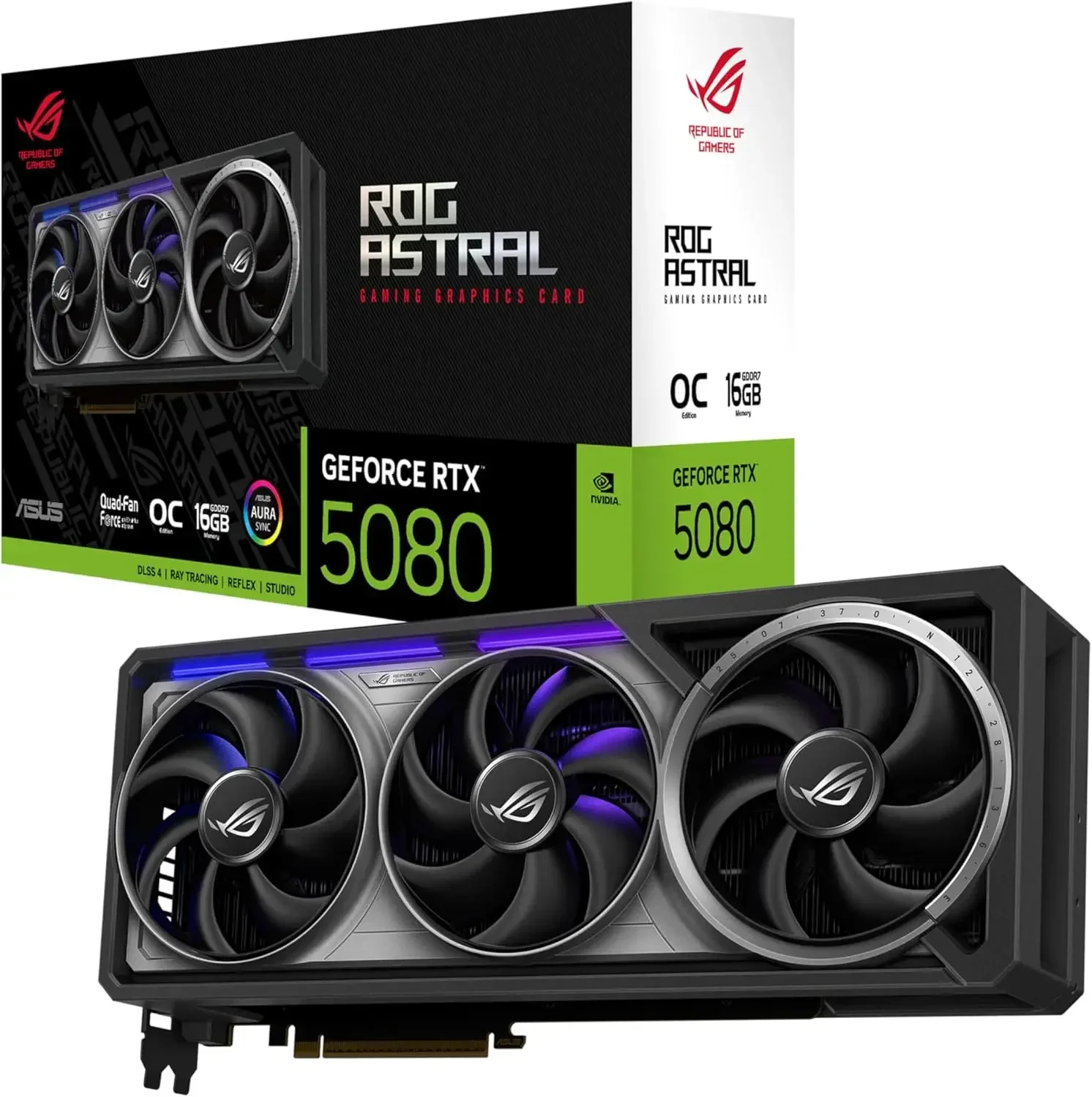 Rtx 5080 16Gb - Tarjeta Gráfica Astral RTX 5080 OC